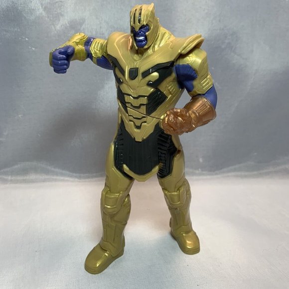 Marvel Avengers Villain Thanos Talking Light Up 8" Figure Toy Hasbro 2017 - Picture 1 of 6